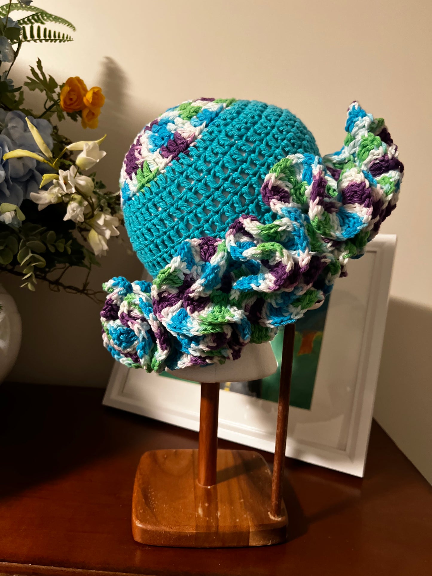 Half Ruffle Bucket Hat