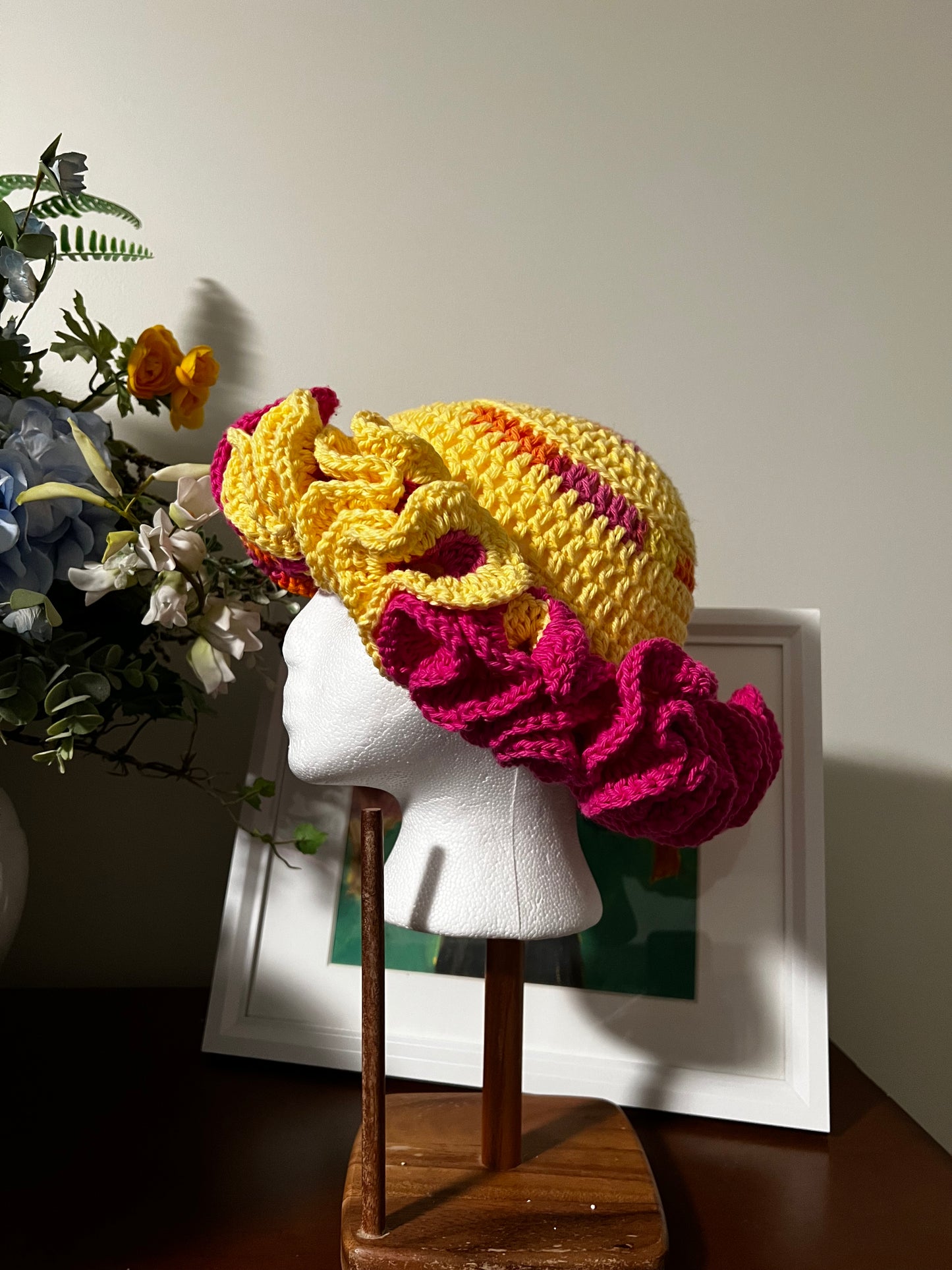 Ruffle Bucket Hat