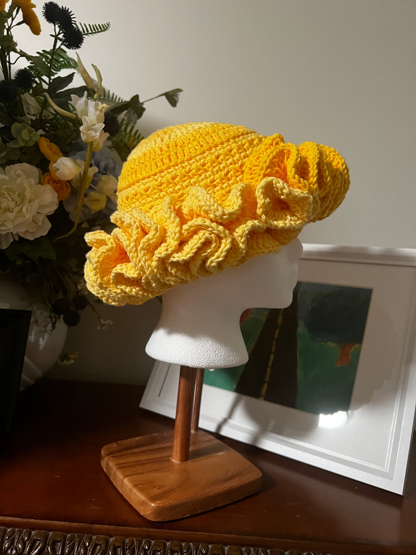 Ruffle Bucket Hat
