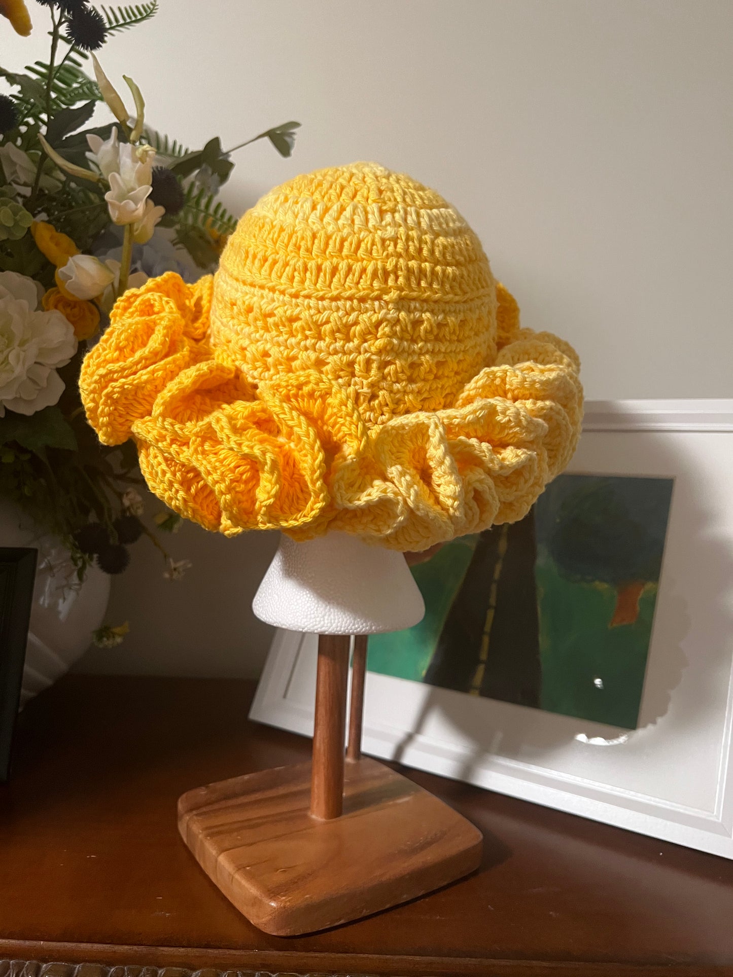 Ruffle Bucket Hat