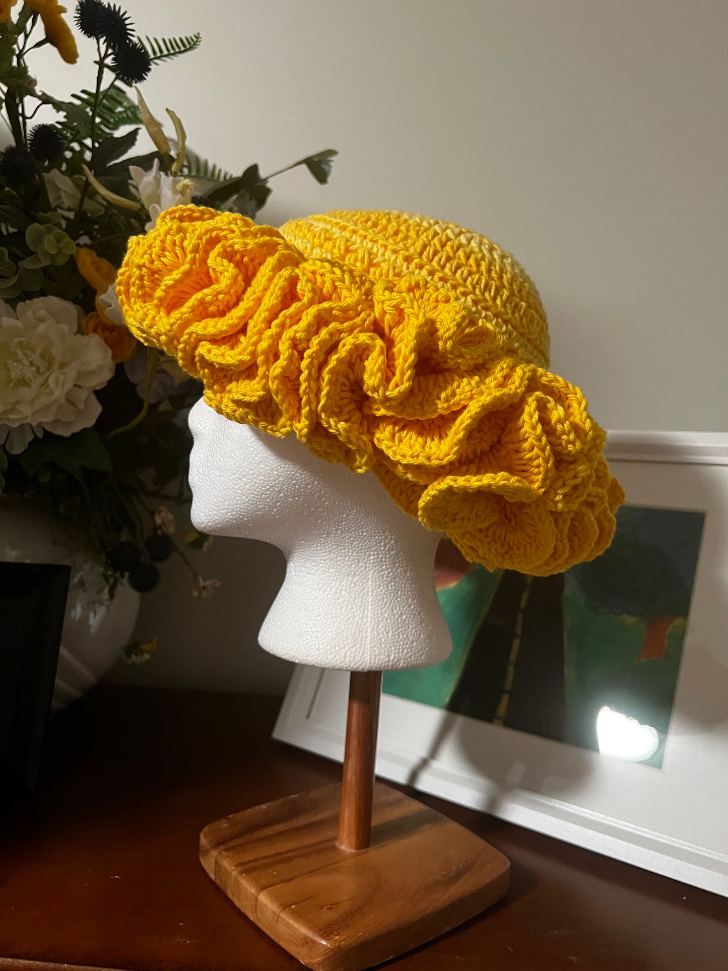 Ruffle Bucket Hat